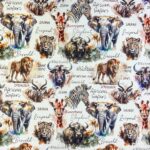 150CM Printed Vinyl - Safari - Image 2