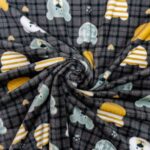 150CM PRINTED MONGOLIAN FLEECE - Image 2