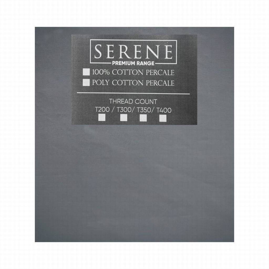 SDDC5FG231.jpg SERENE DOUBLE T200 POLY PERCALE DUVET COVER & 2P/C - Image 1