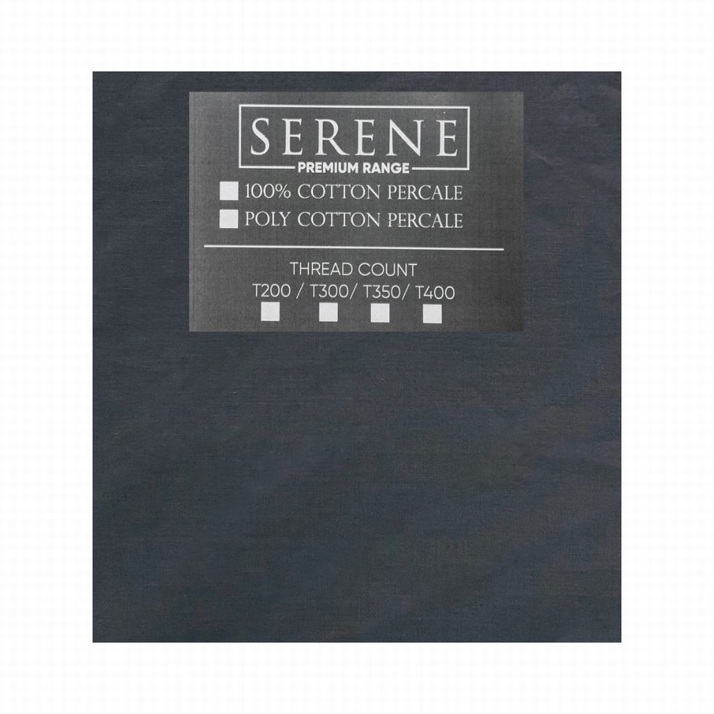 SQDP0015FCH231-1.jpg SERENE T186 POLYP DUVET COVER + 2PC QUEEN CHARCOAL GREY - Image 1