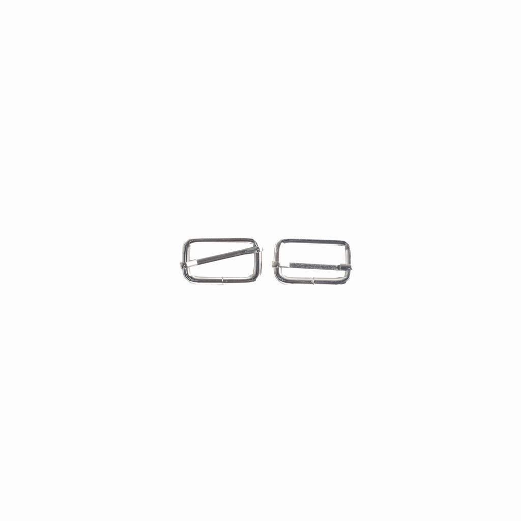 0332D6905FSIL231.jpg METAL BUCKLES 30 X 4MM SILVER - Image 1