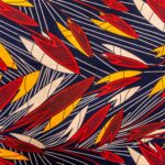 115CM PRINTED POLYESTER WAX
