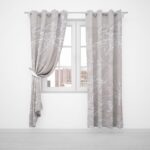 PASTE PRINT CURTAINS LINED EYELET 200X225 - NATUURAL - Image 2