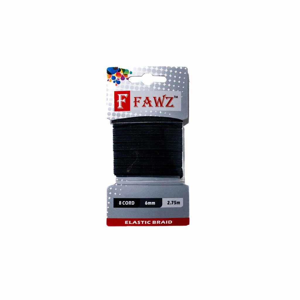 FH2DE8C5FB231-1.jpg ELASTIC 8 CORD BLACK - Image 1