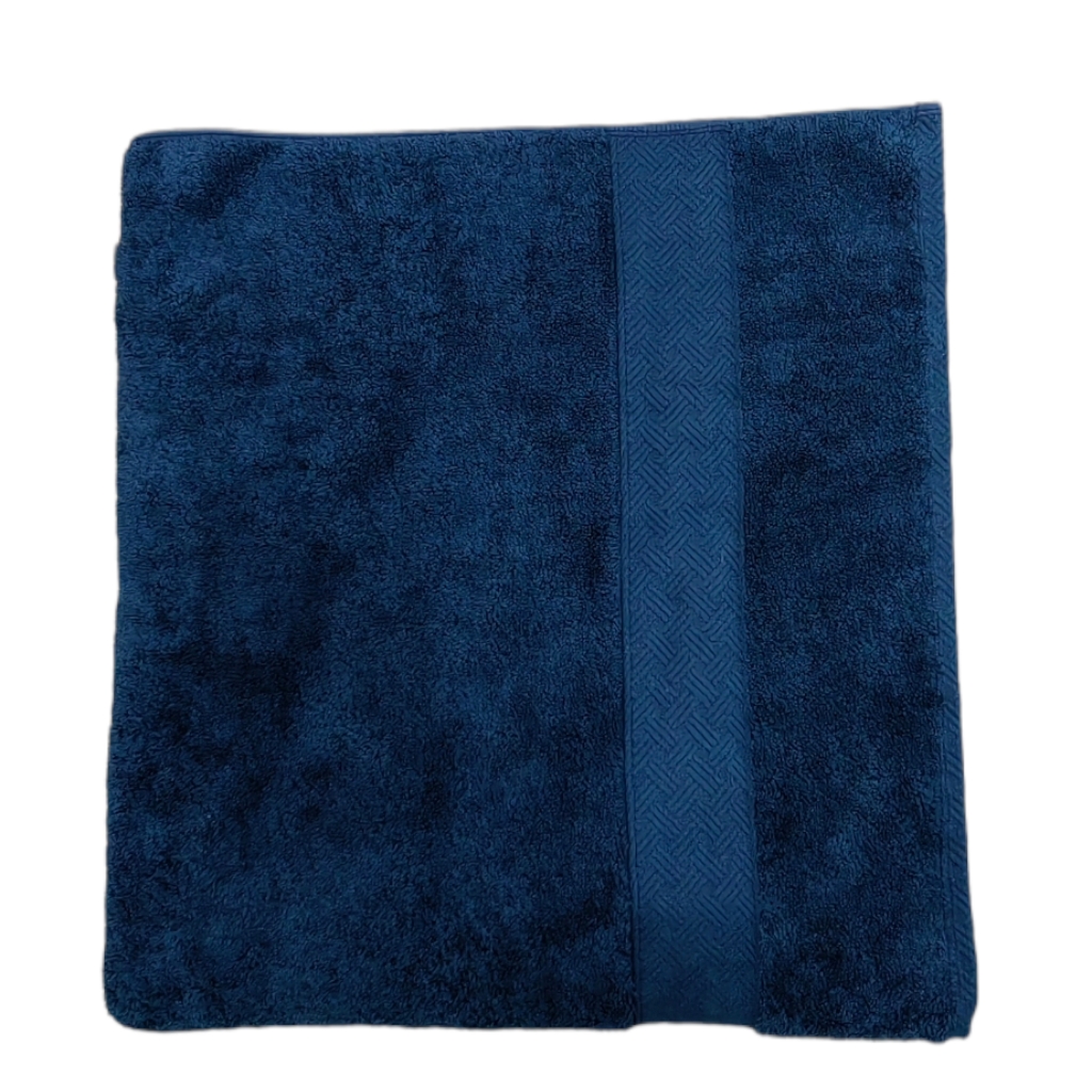 IGBS5FN.jpg 90X160 INDULGENCE BATH SHEET NAVY - Image 1