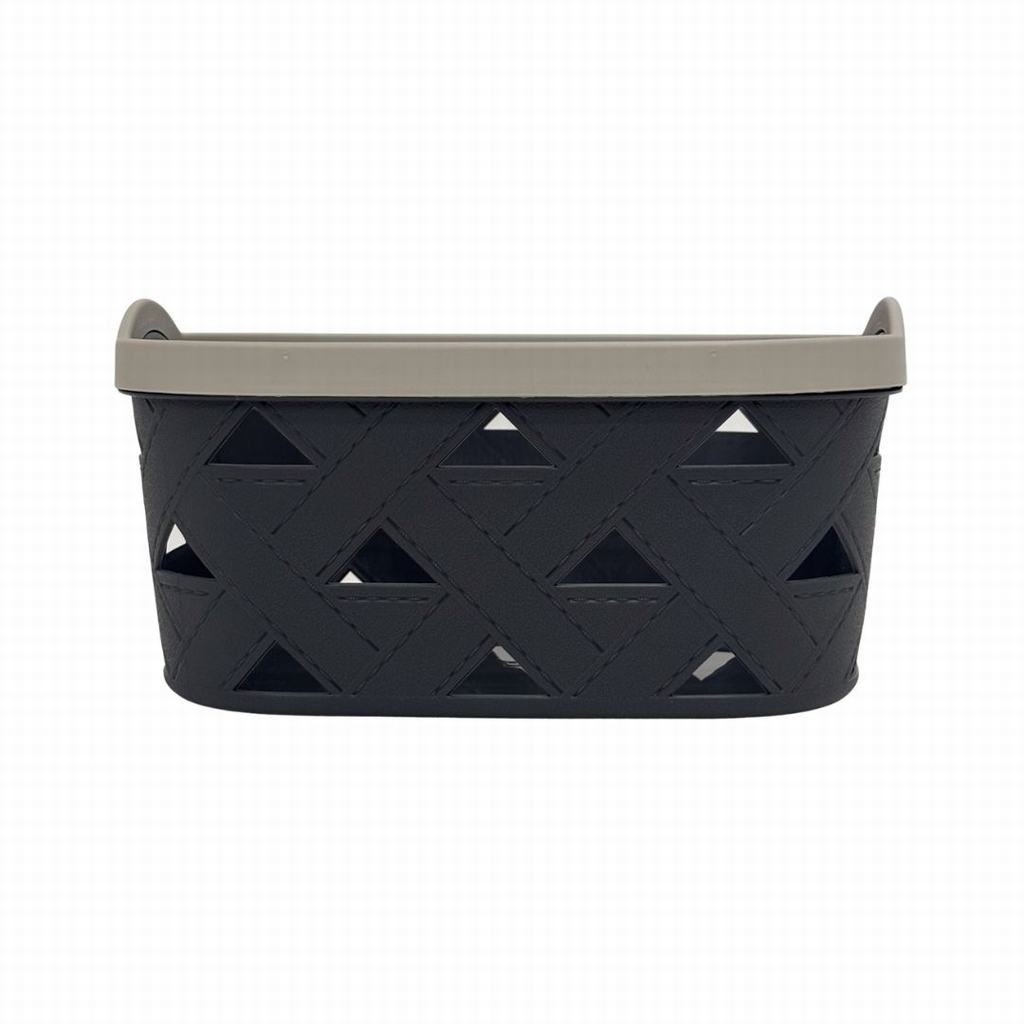 SPA2DSD5002231.jpg LEATHER DESIGN BASKET 2.9LT - Image 1