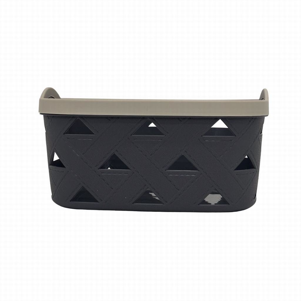 SPA2DSD5003231.jpg LEATHER DESIGN BASKET 3.8L - Image 1