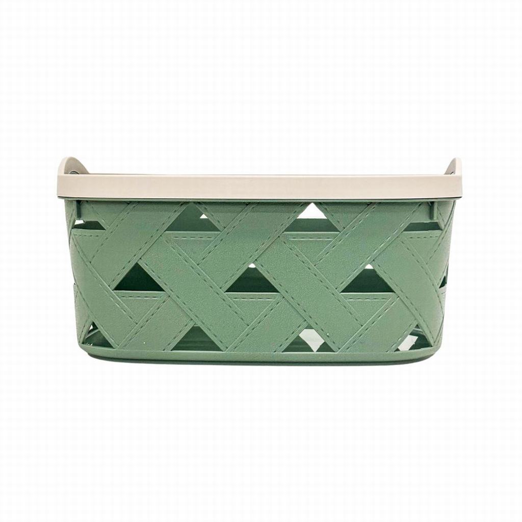 SPA2DSD5004231.jpg LEATHER DESIGN BASKET 5.8LT - Image 1