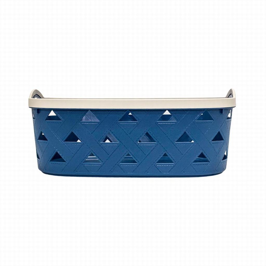 SPA2DSD5006231.jpg LEATHER DESIGN BASKET 16.7LT - Image 1