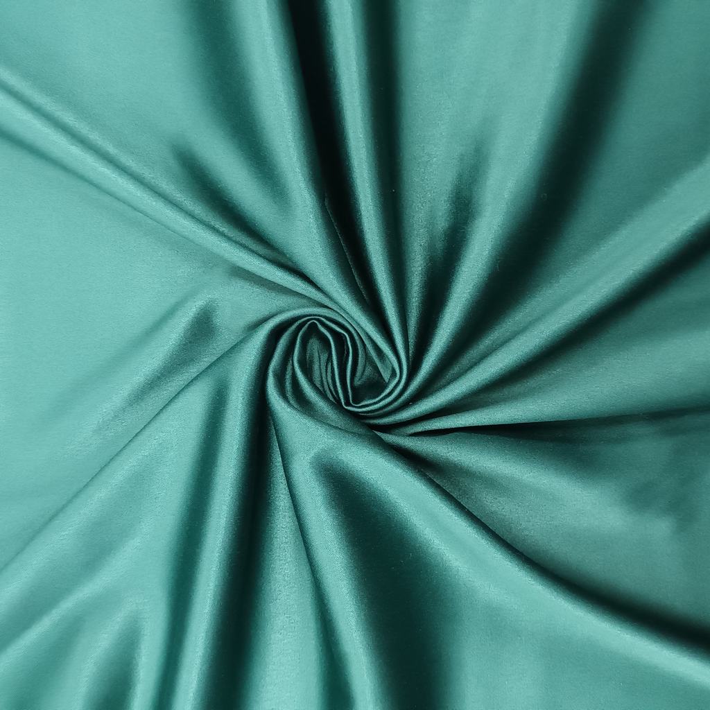 01325FBOTTLE20GREEN.jpg STRETCH DUTCH SATIN (150CM)(BOTTLE GREEN) - Image 1
