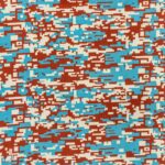 115CM PRINTED POLY COTTON MILITARY BLOCKS
