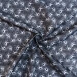 DIGITAL SLUB CLOTH (150CM) IMAZE BLACK - Image 2