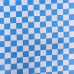 PRINTED MINI MATT (150CM)POWDER/WHITE BIG CHECKS