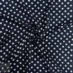 Printed Mini Matt (150CM) Dots-Black/White - Image 2