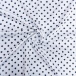 Printed Mini Matt (150CM) Dots-White/Black - Image 2