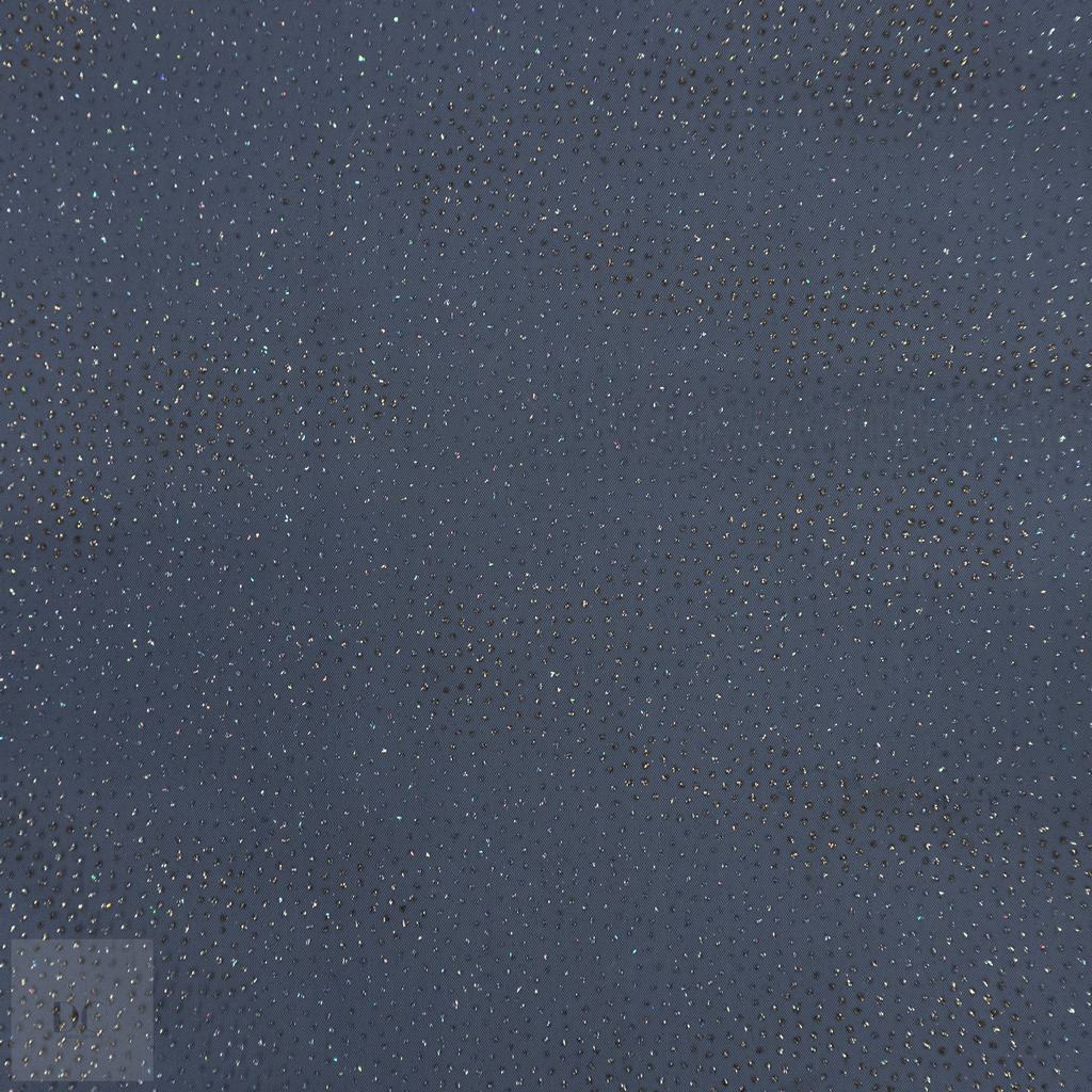 172295FNAVY231.jpg TULLE WITH GLITTER - Image 1