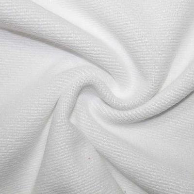 D/SIDE POLYESTER TOWELLING (150CM)(WHITE)