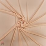 Milk Georgette Plain (150CM) &ndash; Dark Cream - Image 2