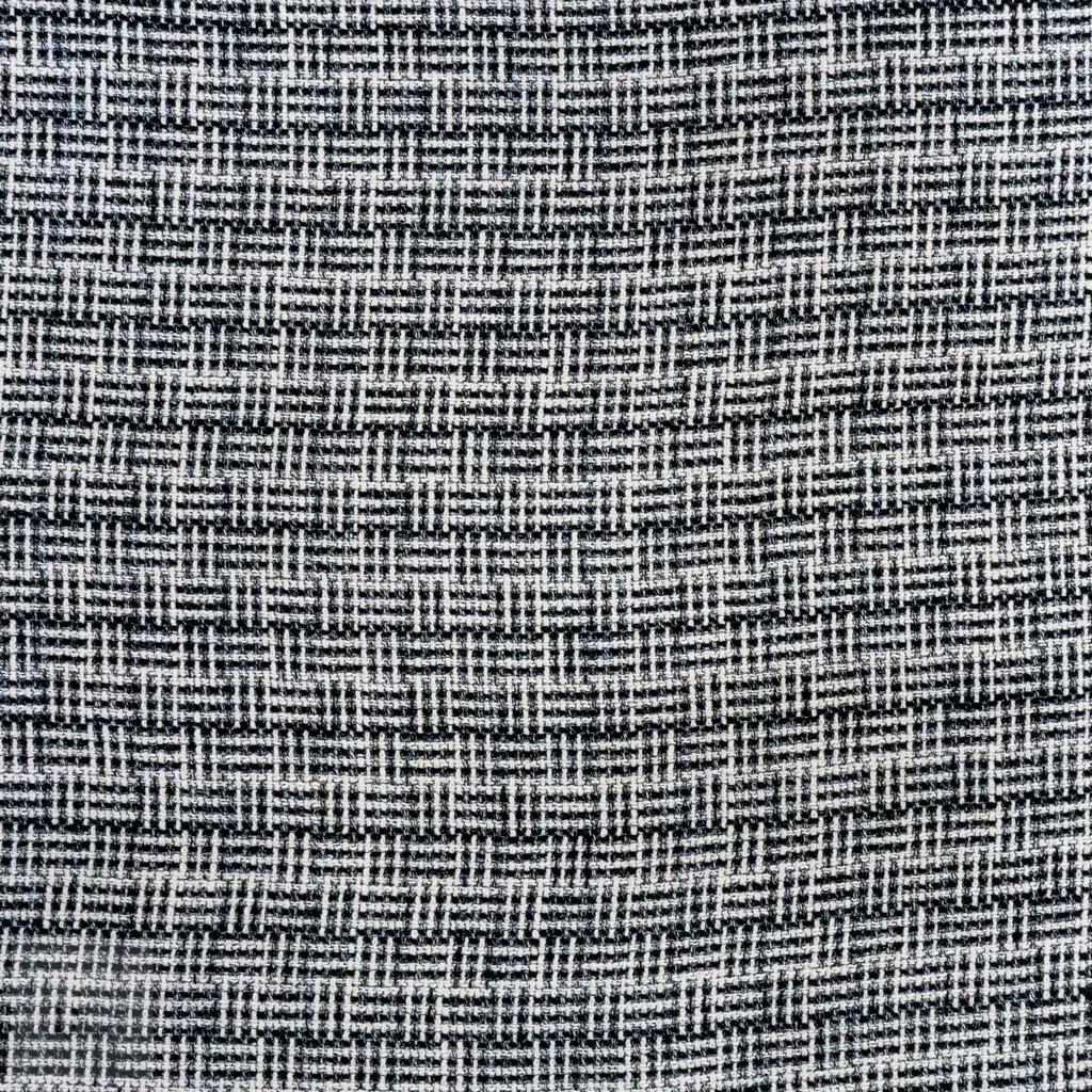 26322D705F2231.jpg T/C TWEED CHECK 4 BLACK WHITE - Image 1