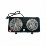 HOTPLATE DOUBLE POWDER COAT BLK & WHT SPIRAL PLATE 2500W POWERPLUS - Image 2