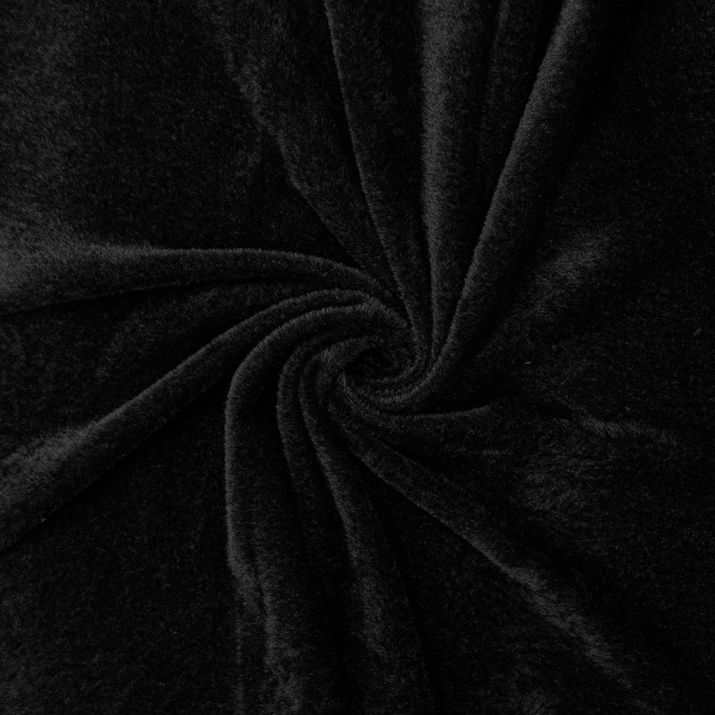 28472D135FBLACK231.jpg STRETCH MONROE FUR (150CM)(BLACK - Image 1