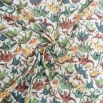 Minimatt Slub (230G/M &ndash; 100% Polyester) 150CM &ndash; Dinosaur - Image 2