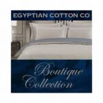 ELLE T400 QUEEN DUVET COVER SILVER/GREY