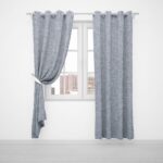 230X225 BLOCKOUT CURTAINS EYELET 230X250 - DARK GREY - Image 2