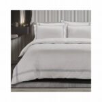 T400 GIORGIO SILVER/GREY KING DUVET COVER - Image 2