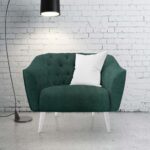 140CM PLUSH UPHOLSTERY-EMERALD - Image 2