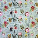 150CM PRINTED VINYL - BLOMME DUCKEGG - Image 2