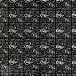150CM PRINTED VINYL - BLACK COFFEE