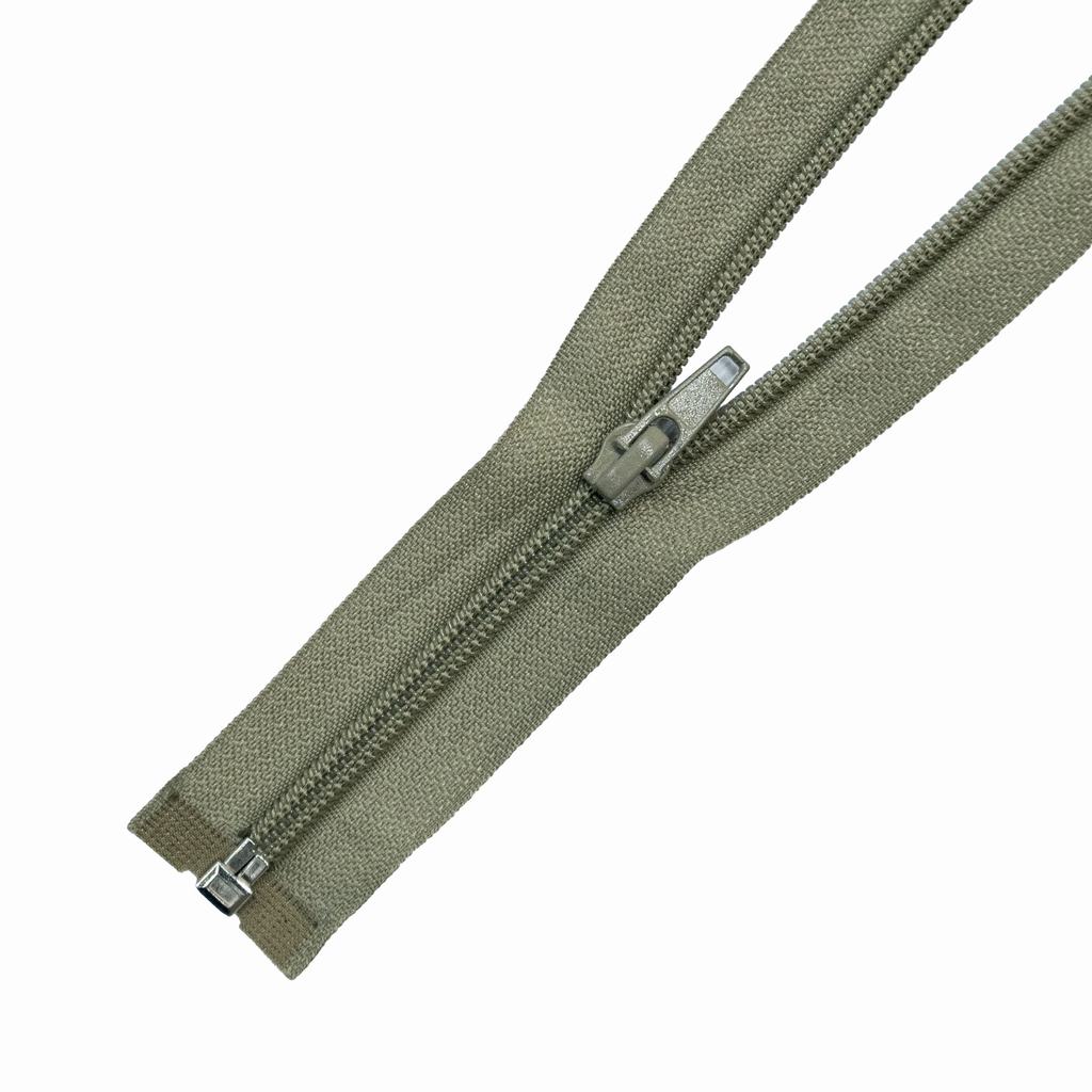 OEZ305FK231202D20Copy.jpg 30CM OPEN END ZIP KHAKI - (4) - Image 1