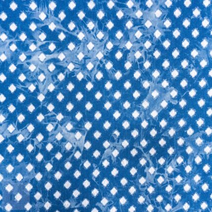 DENIM TIE DYE WITH LACE SMALL