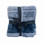 COCO FLANNEL THROW 200X200 CHARCOAL