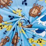 150CM Printed Mongolian Fleece - Image 2