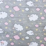 150CM Printed Mongolian Fleece