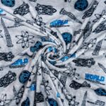 150CM Printed Mongolian Fleece - Image 2