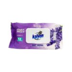 WET WIPES LAVENDER 72 PCS