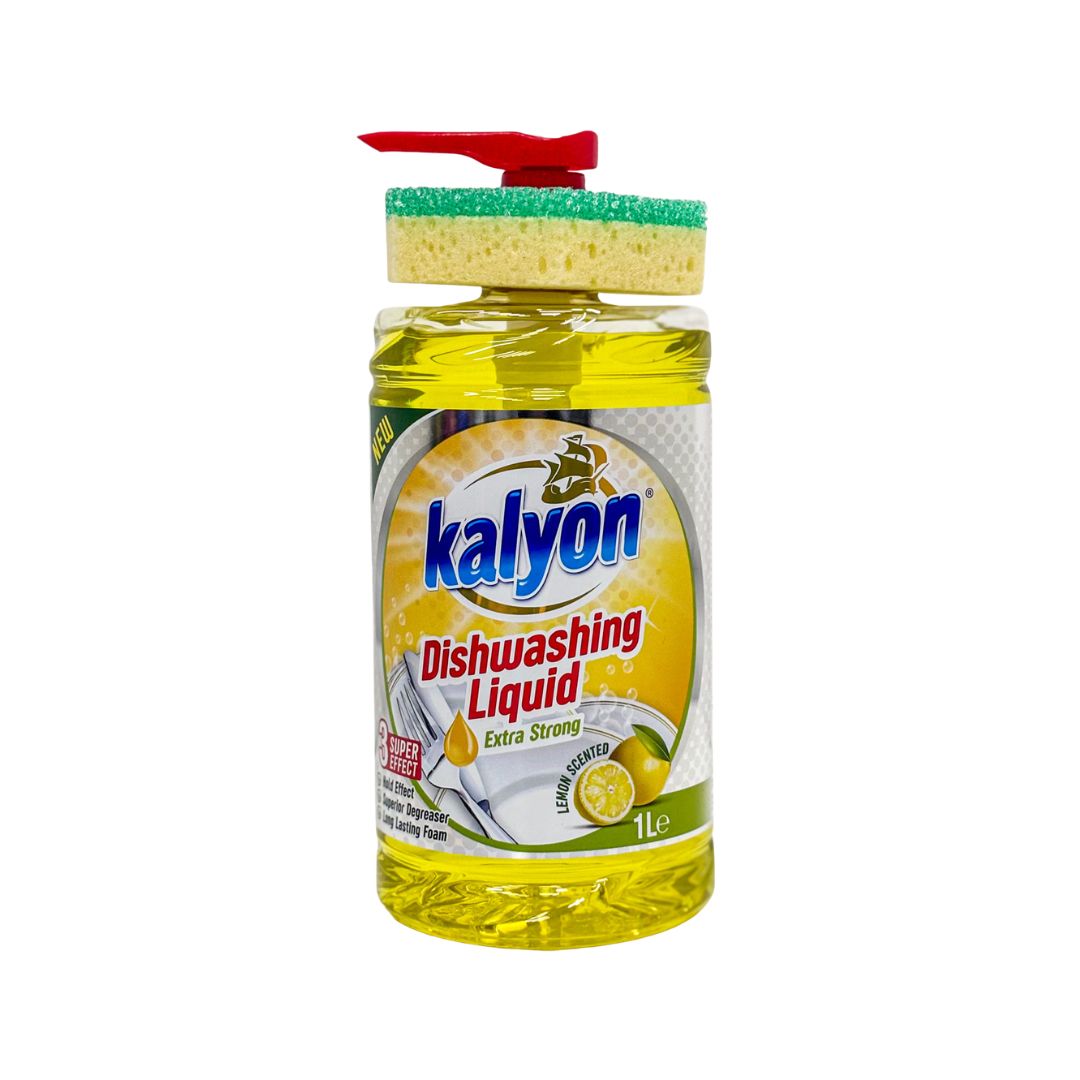 PMA2D1180231.jpg DISHWWASHING LIQUID LEMON WITH PUMP AND SPONGE 1 LT - Image 1