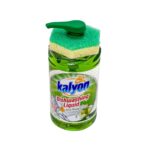 DISHWASHING LIQUID APPLE WITH PUMP AND SPONGE 1 LT - Image 2