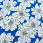 PRINTED NYLON RAYON SLUB CREPE