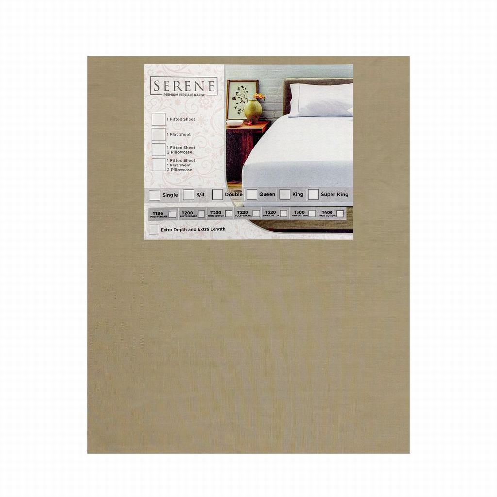 SDFS0015FST231.jpg SERENE T186 POLYP FLAT SHEET DOUBLE STONE - Image 1