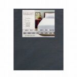 SERENE T186 POLYP FITTED SHEET KING CHARCOAL GREY