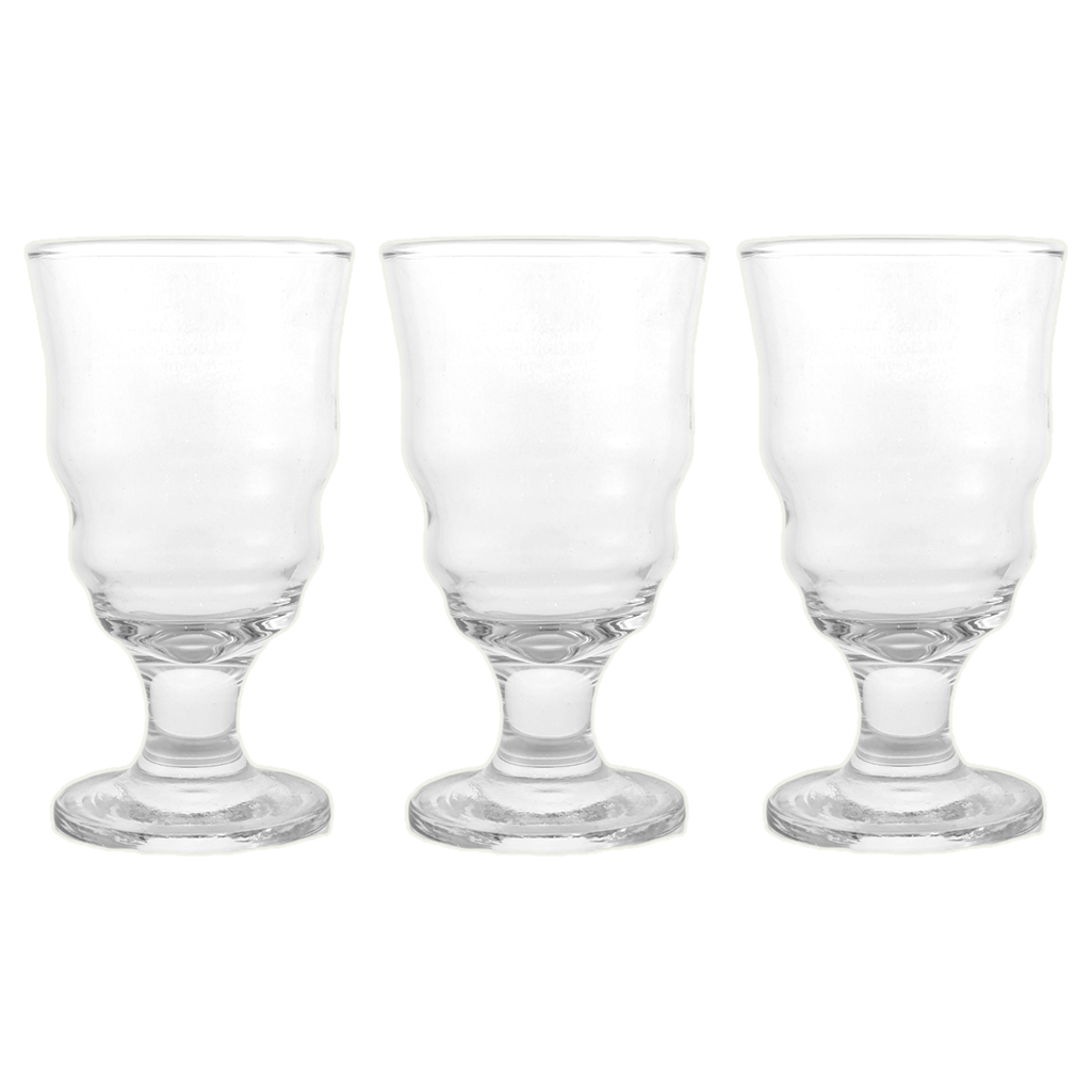 SNV0112D3.jpg RINGO GOBLET 280ML 3PC - Image 1