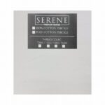 SERENE T300 100% COTTON D/ COVER NOPIP + 2PC SUPER KING WHITE