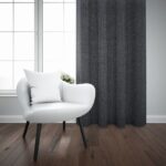 CREPE VOILE STD TAPED 225X218 DARK GREY - Image 2