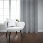CREPE VOILE STD TAPED 225X218 DOVE GREY - Image 2