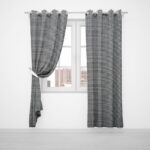 SLUBBY STD EYELET 225X225 CHARCOAL - Image 2