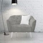 280CM 100% POLYESTER UPHOLSTERY/CURTAINING FABRIC-TAUPE - Image 2